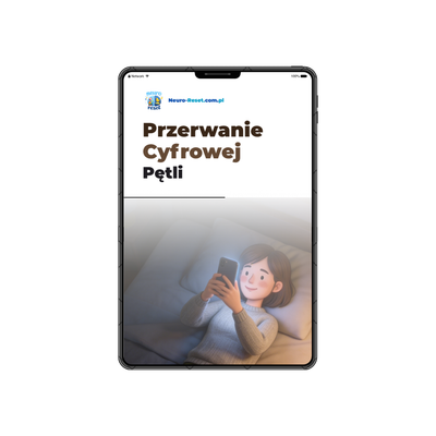 E-book - Przerwanie Cyfrowej Pętli.  Jak przestać marnować czas na telefonie w 10 dni bez ciągłego powracanie do skrolowania.
